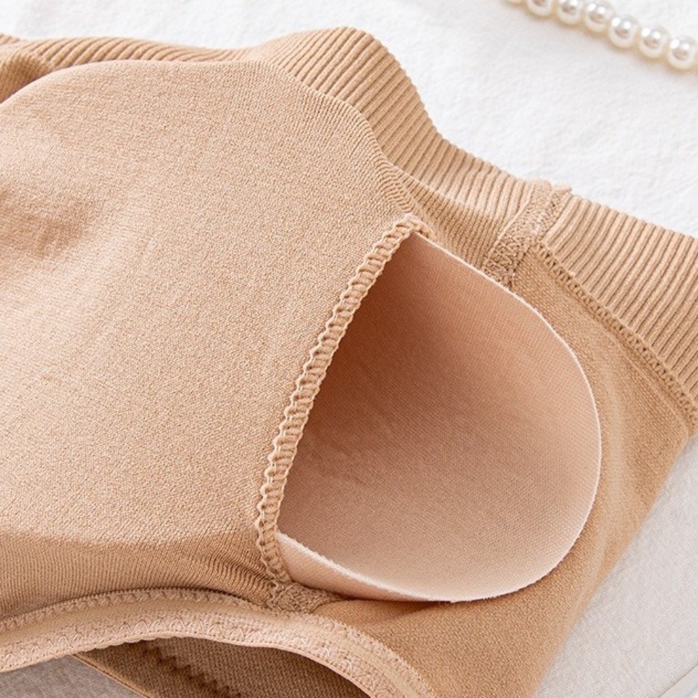 Push Up Bra Silicone - Soft with Padding Strapless Bandeau Bra